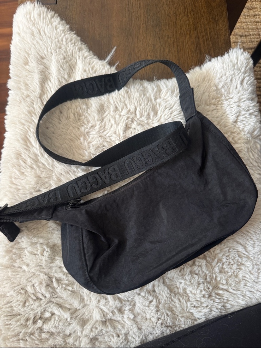BAGGU Black Nylon Bag